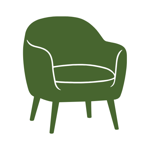 chair_icon Line drawing of therapy arm chair