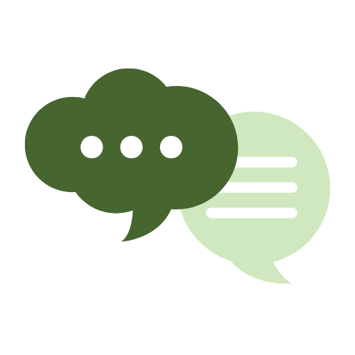 speech_icon line drawing speech bubbles